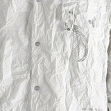 CAMICIA IN NYLON CON LAVORAZIONE INCRESPATA 5746183051 032 AND WANDER 
