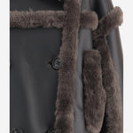 GIUBBOTTO KRISTY IN PELLE SINTETICA CON DETTAGLI IN PELLICCIA 61090 914989931 STAND STUDIO 