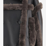 GIUBBOTTO KRISTY IN PELLE SINTETICA CON DETTAGLI IN PELLICCIA 61090 914989931 STAND STUDIO 