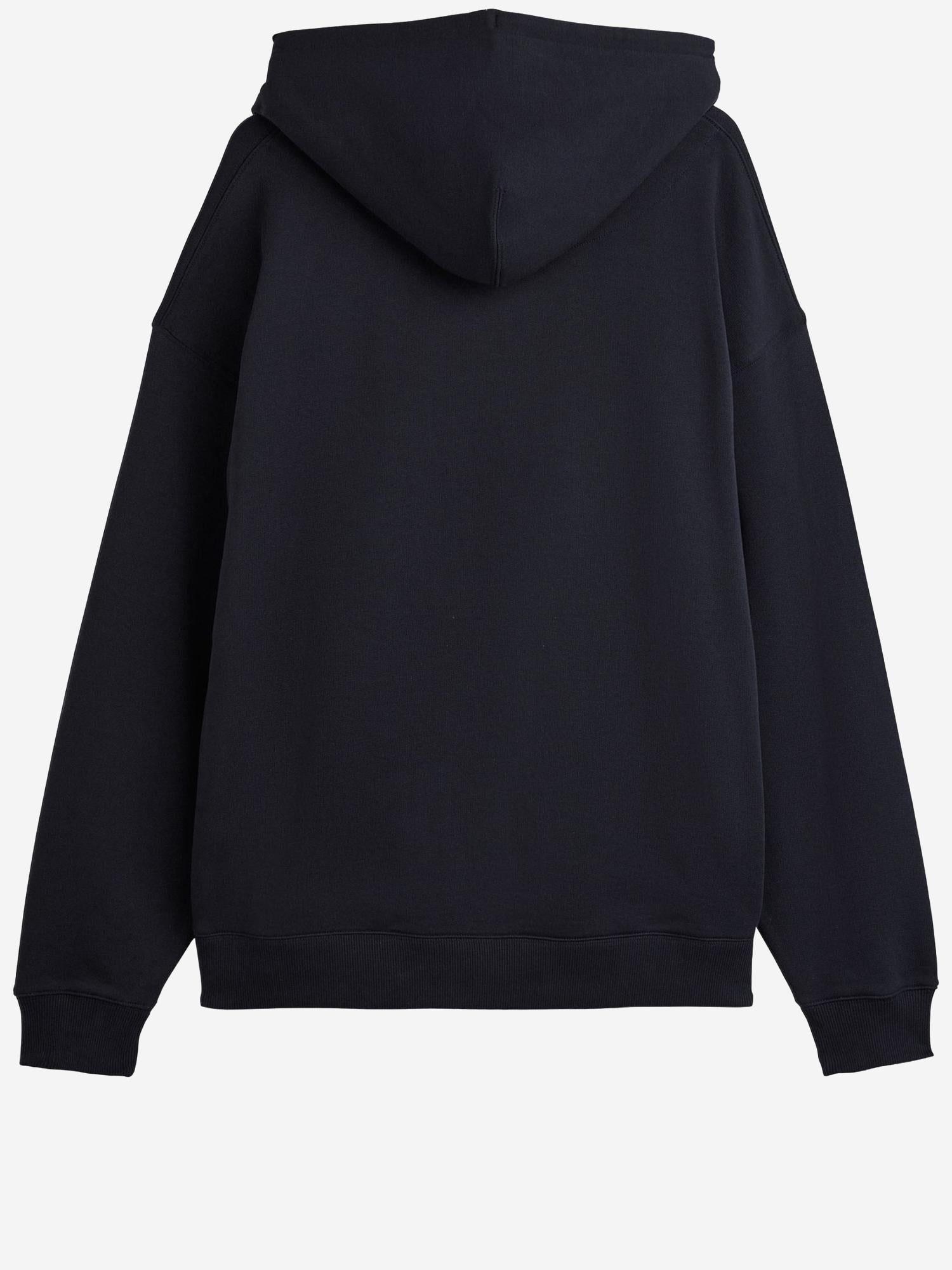 FELPA IN COTONE CON LOGO KR2208 BLACK ADIDAS Y3 