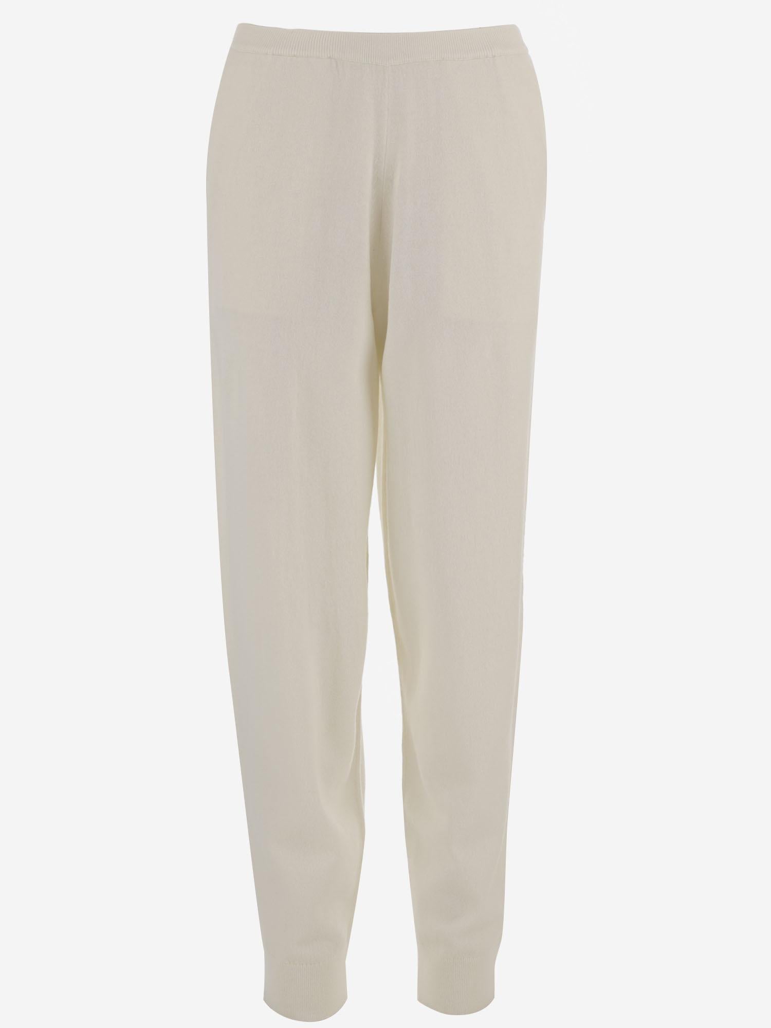 PANTALONI IN LANA E CASHMERE 26217043 40 ALLUDE 