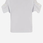 T-SHIRT IN COTONE CON MANICHE DOPPIE 08354 101 SACAI 