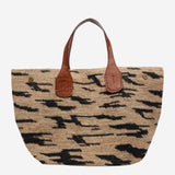 BORSA TOTE LAZA II IN RAFIA LAZAIIZEBRA EXCLU IBELIV 