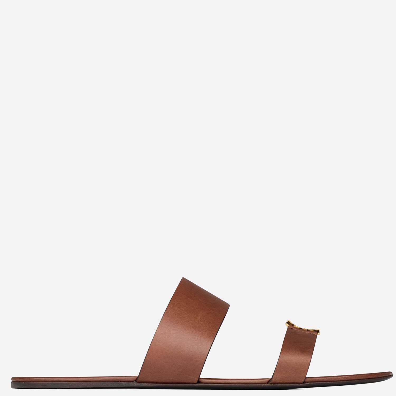 SANDALI BABYLONE IN PELLE 860809 DWE006036 SAINT LAURENT 