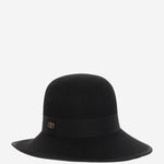 CAPPELLO VLOGO SIGNATURE IN FELTRO DI CONIGLIO 7W2HE00F PMUFV0 VALENTINO GARAVANI 
