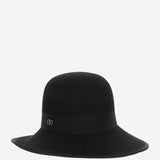 CAPPELLO VLOGO SIGNATURE IN FELTRO DI CONIGLIO 7W2HE00F PMUFV0 VALENTINO GARAVANI 