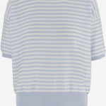 MAGLIA IN COTONE A RIGHE R2N110 123 BRUNO MANETTI 