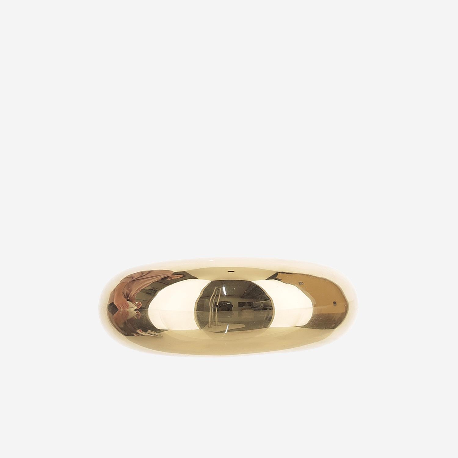 BRACCIALE RIGIDO IN OTTONE LUCIDO JEFS22133 511 THE FRANKIE SHOP 