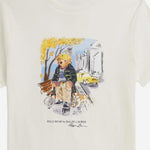 T-SHIRT IN COTONE CON STAMPA POLO BEAR 323979493 001 POLO RALPH LAUREN KIDS 