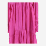 ABITO LUNGO IN SETA DLWPDFRL01 FUCSIA PERO 