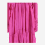 ABITO LUNGO IN SETA DLWPDFRL01 FUCSIA PERO 