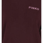 MAGLIONE IN LANA E CASHMERE CON LOGO 105561 A2SIYND PINKO 