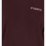 MAGLIONE IN LANA E CASHMERE CON LOGO 105561 A2SIYND PINKO 