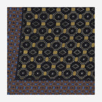 FOULARD IN SETA CON MOTIVO GEOMETRICO 011300 2210205 DRIES VAN NOTEN 