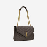 LOULOU LARGE IN PELLE DI AGNELLO TRAPUNTATA 803541 AAEAX1997 SAINT LAURENT 