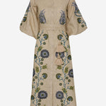 Abito Renee in lino con ricami floreali RENEECRU ECRU PHILIPPA 1970 