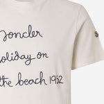 T-SHIRT IN COTONE CON LOGO RICAMATO 8C00053 89B8U034 MONCLER 