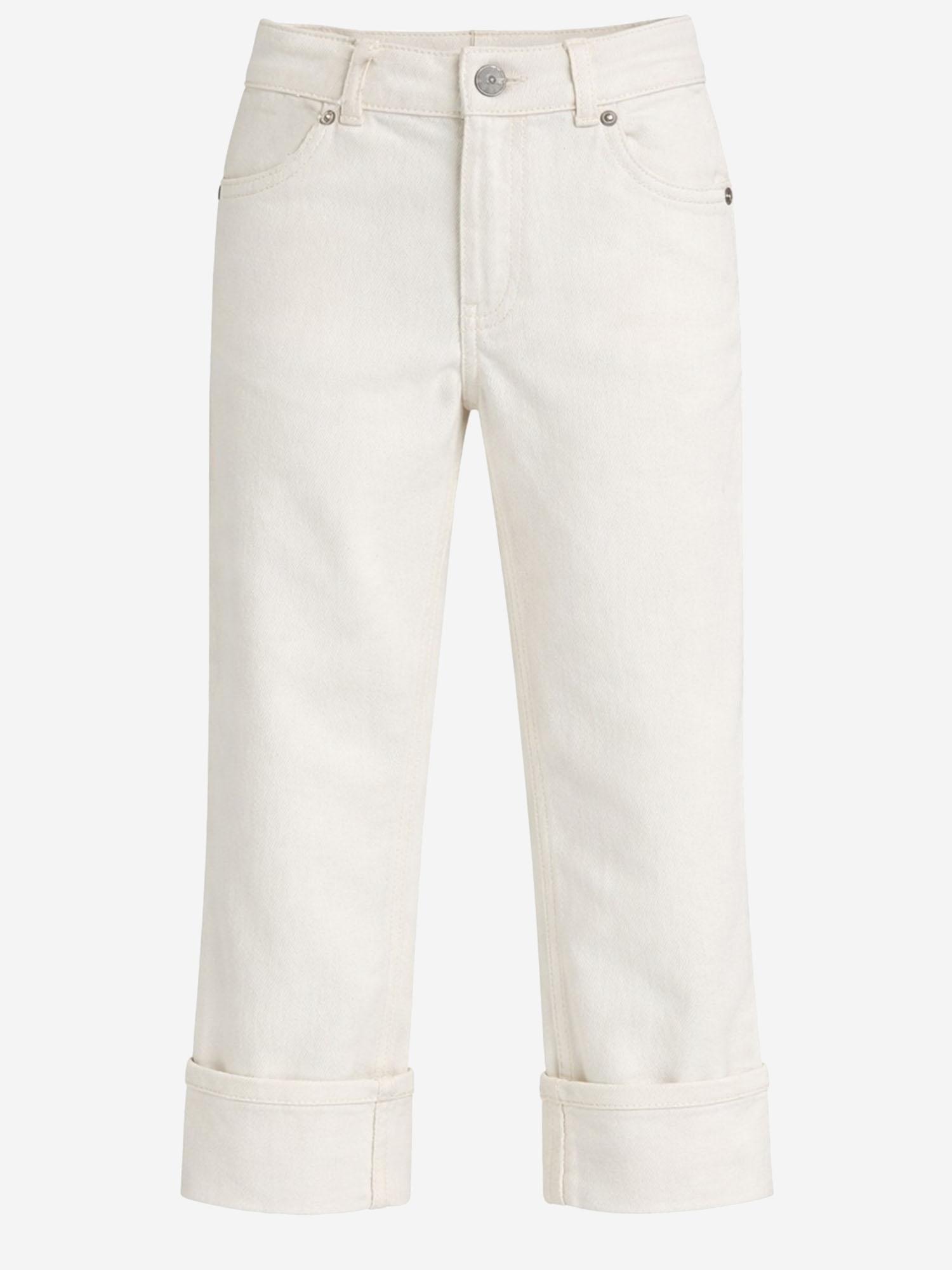 JEANS IN DENIM DI COTONE CON DETTAGLI WEB 826644 XDDFB9692 GUCCI KIDS 