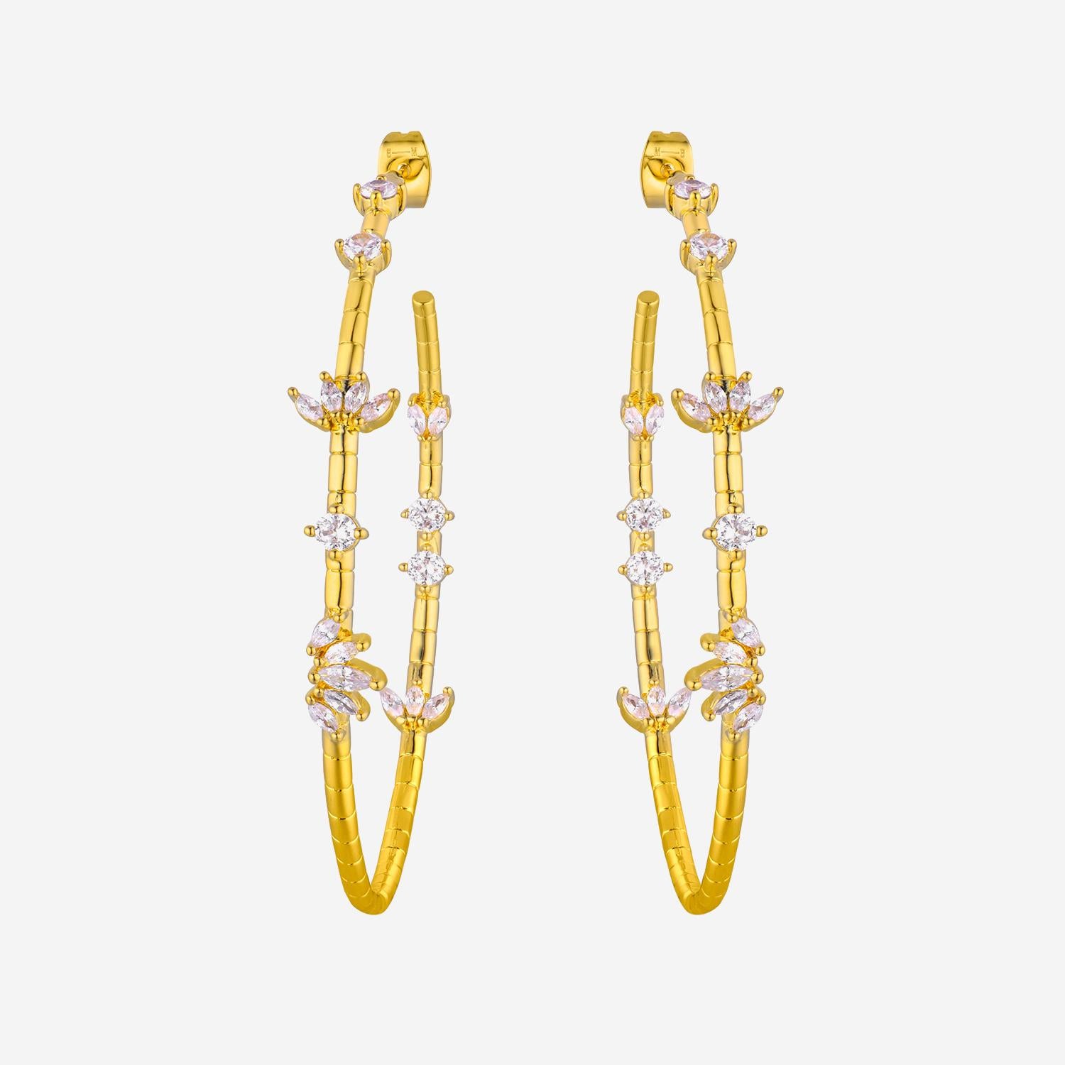 Orecchini MAGNOLIA HOOPS BO355G GOLD MYA BAY 