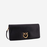 Pochette Love Bag Click Soft in pelle 106022 A0QOZ99Q PINKO 