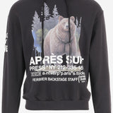 FELPA IN MISTO COTONE CON STAMPA GRAFICA 75K2HOODIE BLACK APRES SURF 