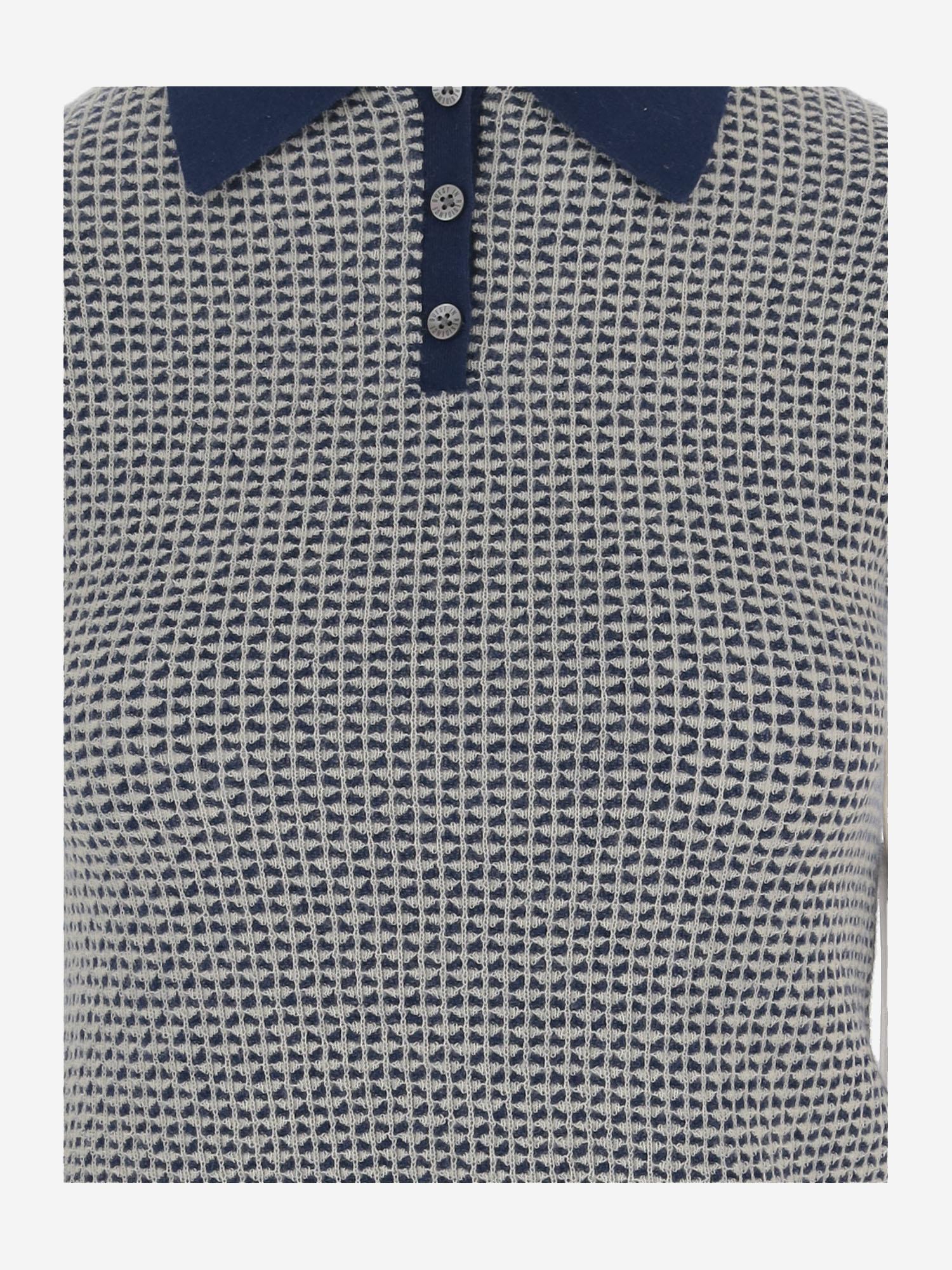 POLO PIQUE SHRUNKEN IN CASHMERE W39011WF NAVCO GUEST IN RESIDENCE 