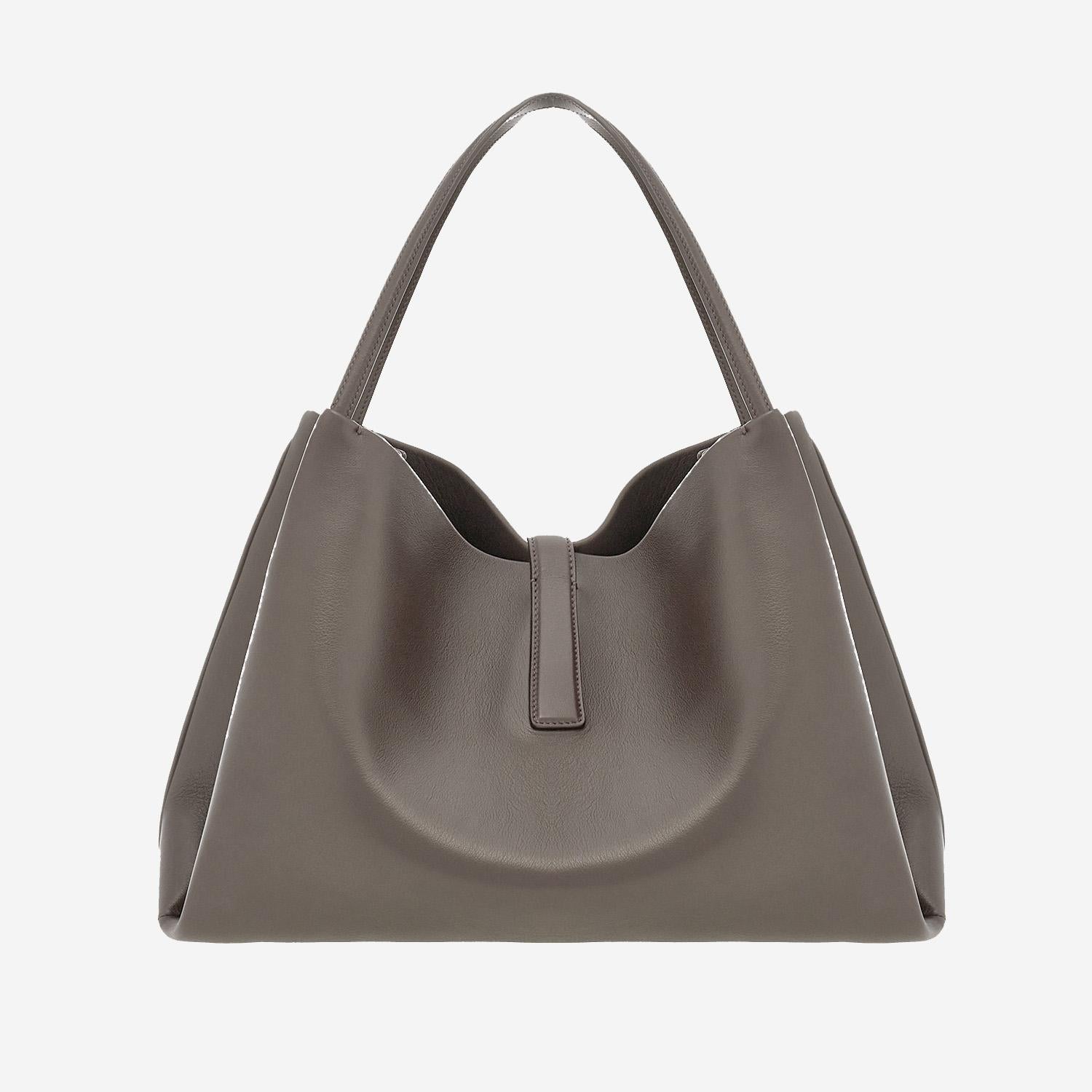 BORSA A SPALLA IN PELLE 219804 001NERO SALVATORE FERRAGAMO 