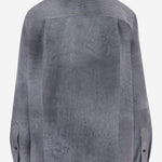 CAMICIA IN SUEDE EFFETTO SFUMATO 859914 V66X04690 BOTTEGA VENETA 