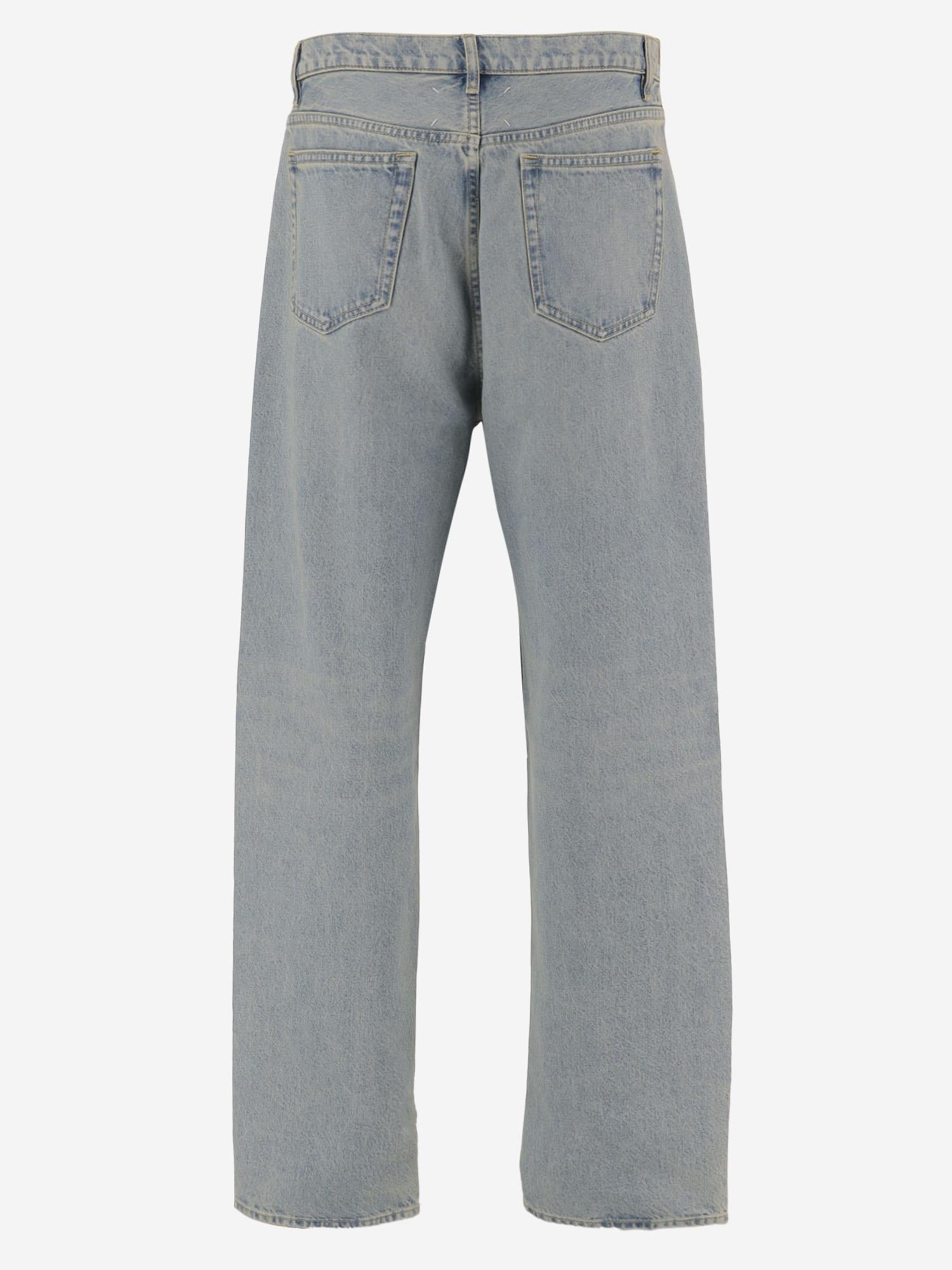 JEANS IN DENIM DI COTONE S67LA0046 M30066962 MAISON MARGIELA 