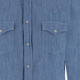 CAMICIA IN COTONE E LINO C0724D 04 FINAMORE 