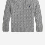 MAGLIONE A TRECCE IN LANA E CASHMERE 323877728 004 POLO RALPH LAUREN KIDS 