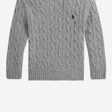 MAGLIONE A TRECCE IN LANA E CASHMERE 323877728 004 POLO RALPH LAUREN KIDS 