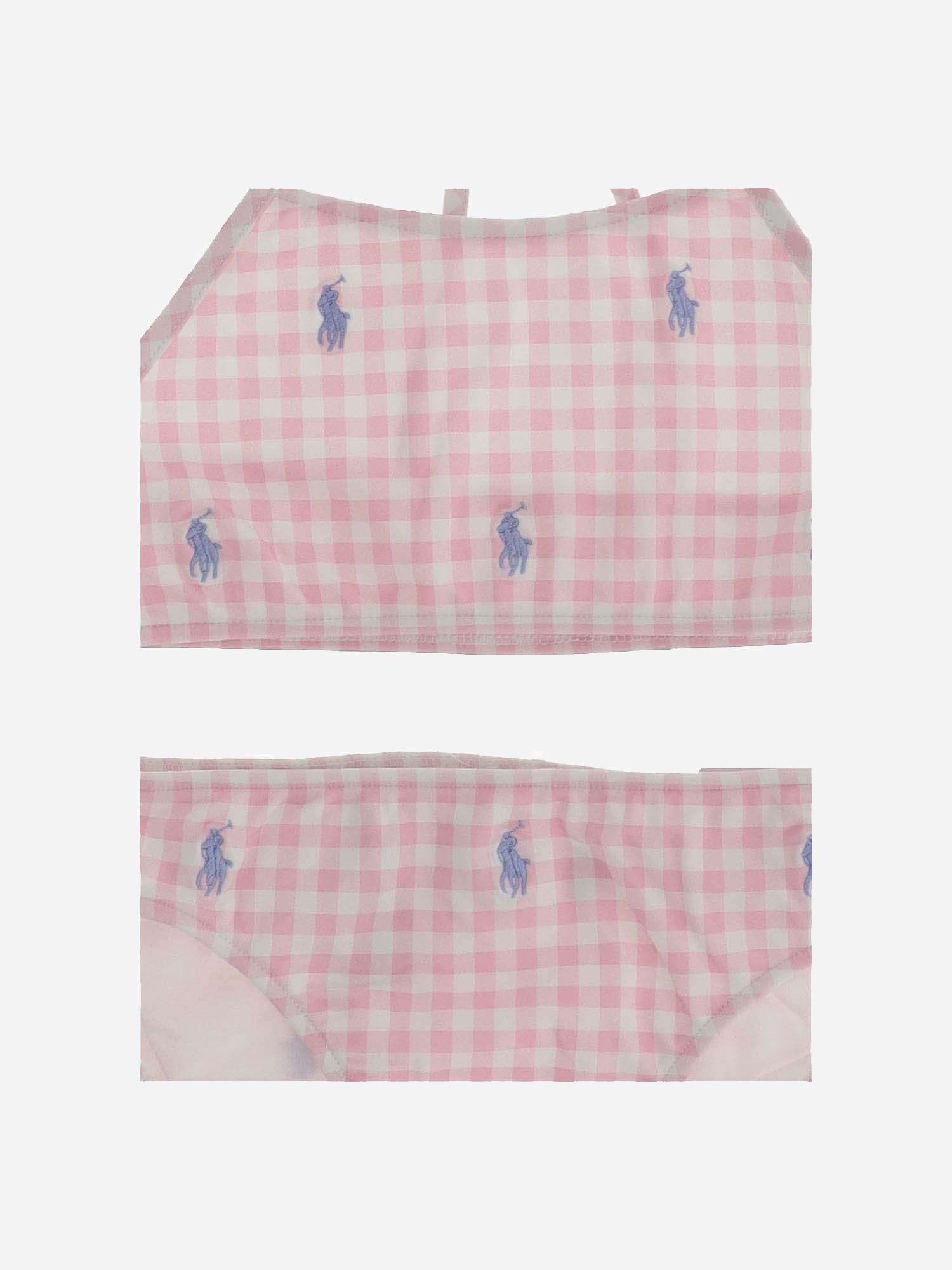 BIKINI IN NYLON STRETCH CON LOGO 312935066 002 POLO RALPH LAUREN KIDS 