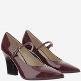 DECOLLETÉ IN PELLE LUCIDA SD0415 E002P61 PINKO 