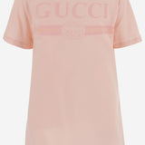 T-SHIRT IN COTONE CON LOGO 547559 XJHO55967 GUCCI KIDS 