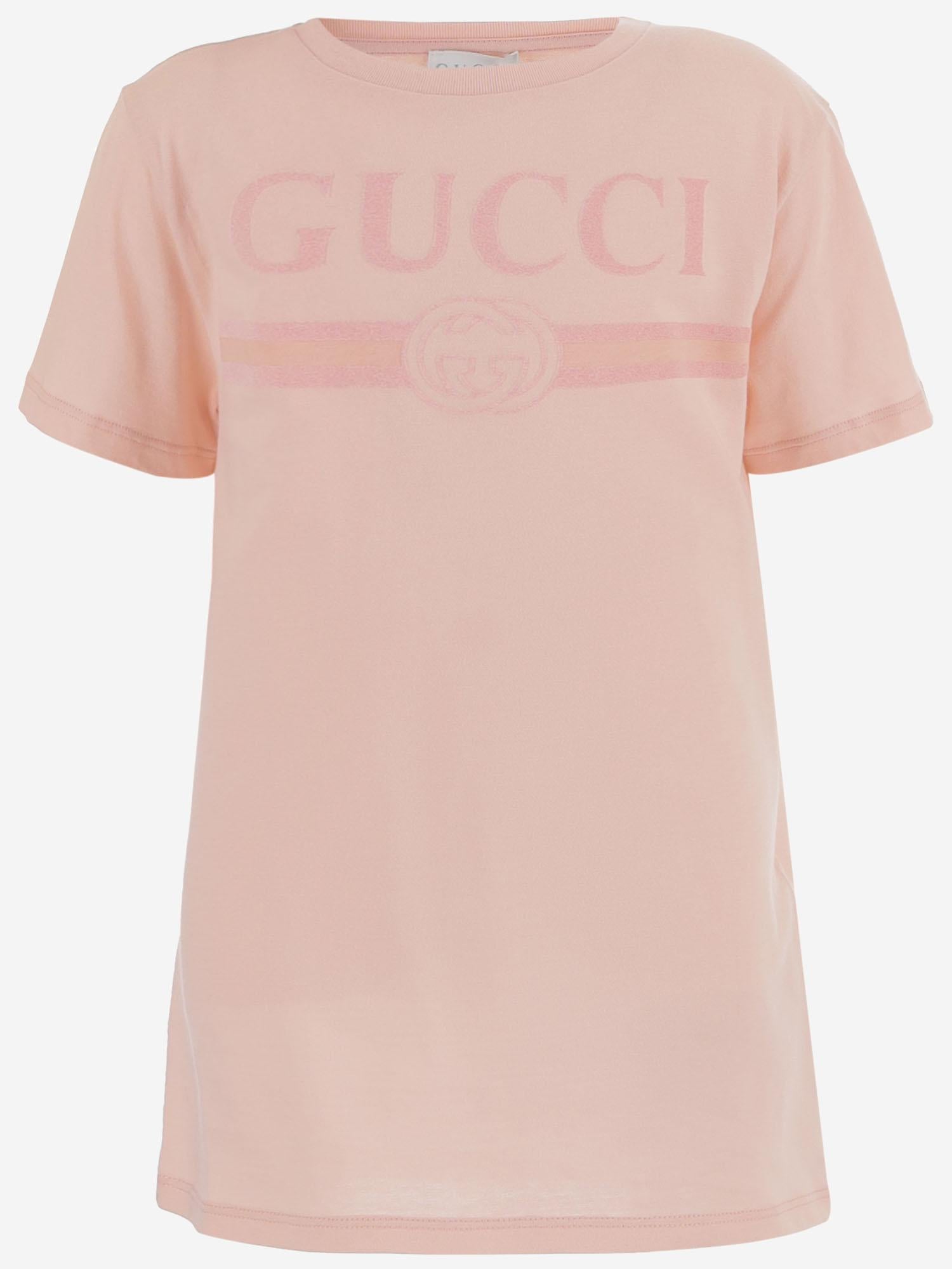 T-SHIRT IN COTONE CON LOGO 547559 XJHO55967 GUCCI KIDS 
