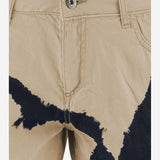 PANTALONI CORTI IN COTONE CON MOTIVO TIE-DYE DAM26TU4 BEIGE DONT @ ME 