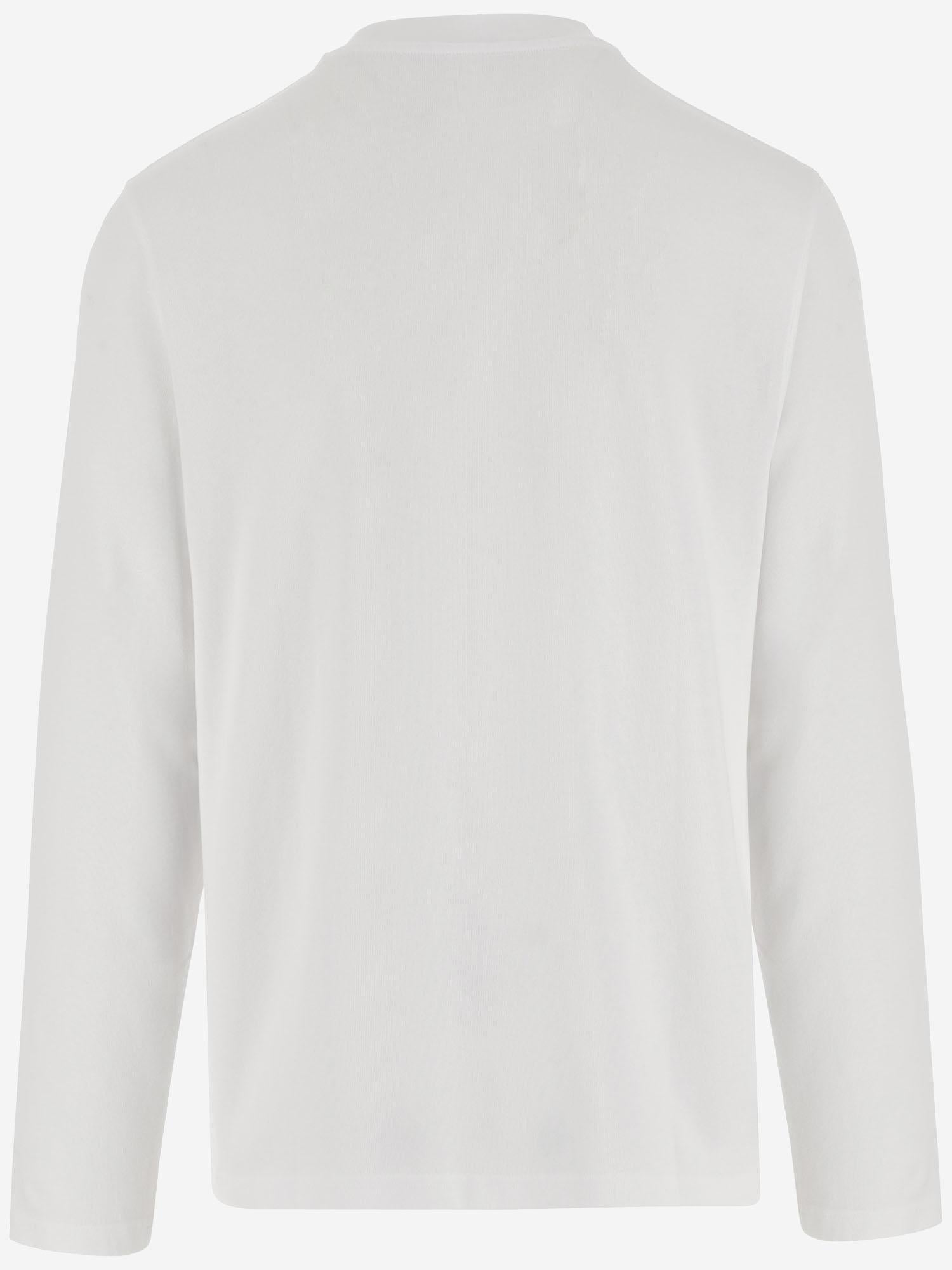 T-SHIRT A MANICHE LUNGHE CON LOGO TSM00570AJ00226 100 JACQUEMUS 