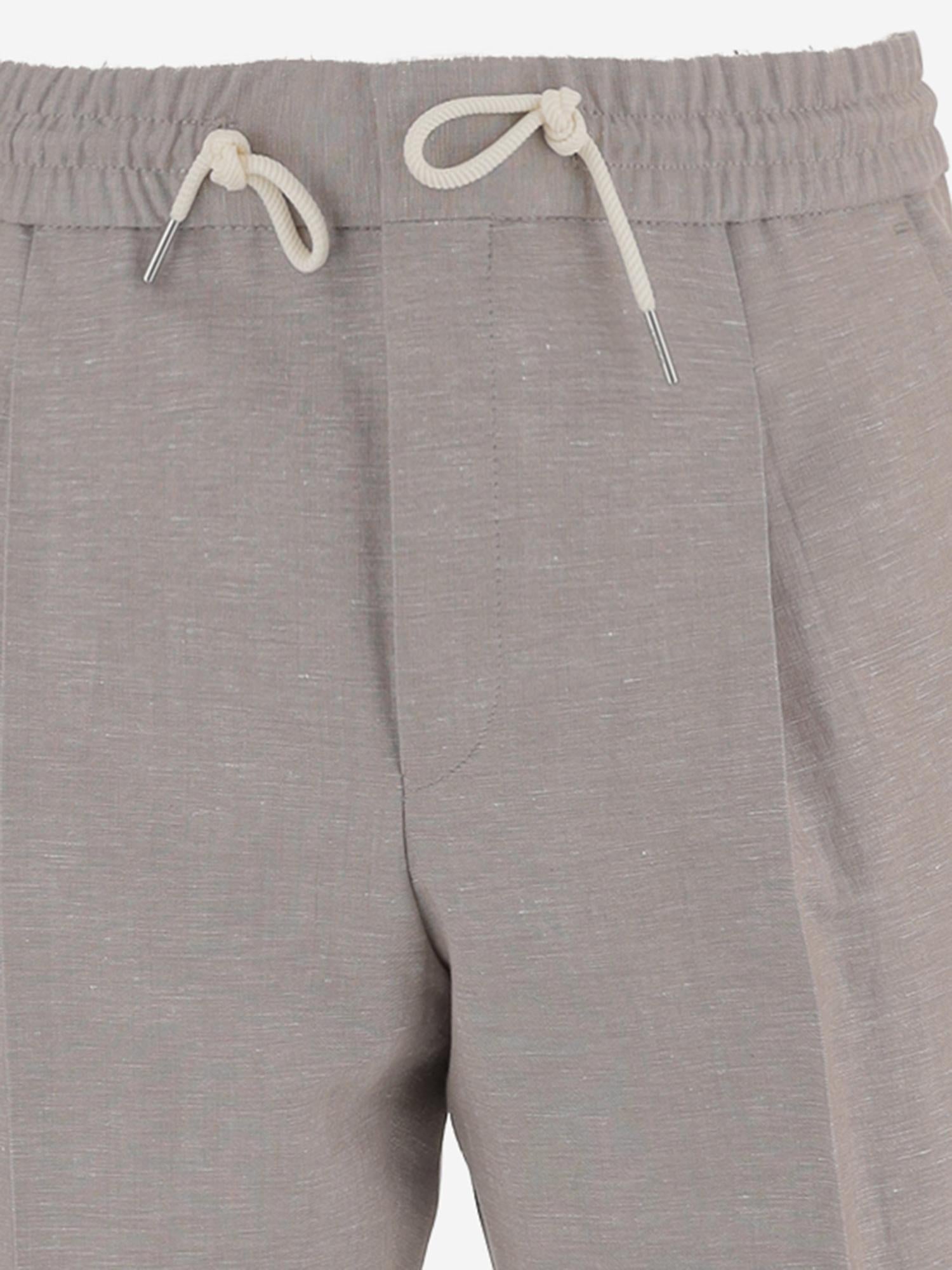 PANTALONI IN MISTO COTONE 50559695 237 HUGO BOSS 