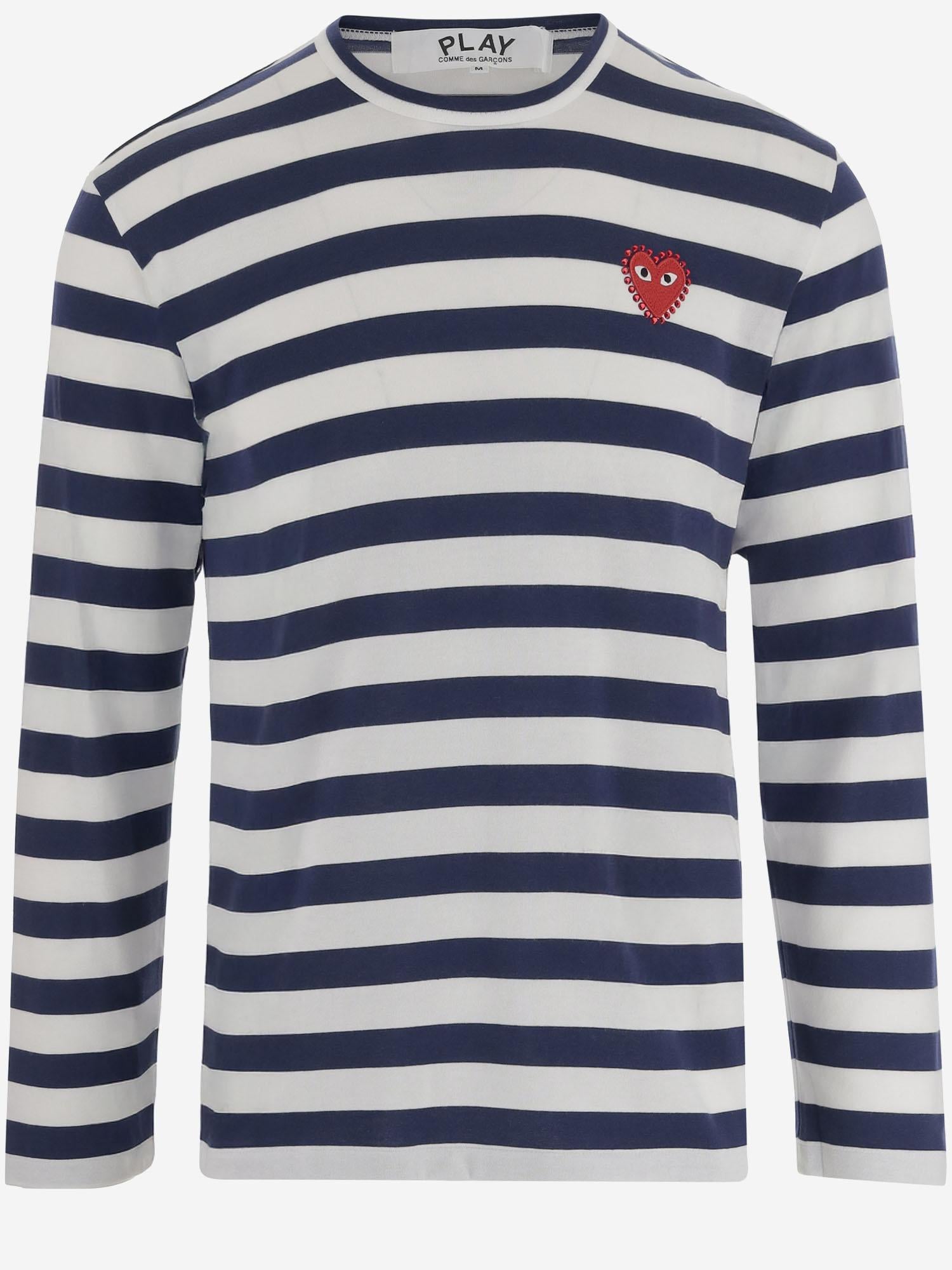 T-SHIRT A MANICHE LUNGHE CON DETTAGLIO LOGO A FORMA DI CUORE AXT805051 1 PLAY 