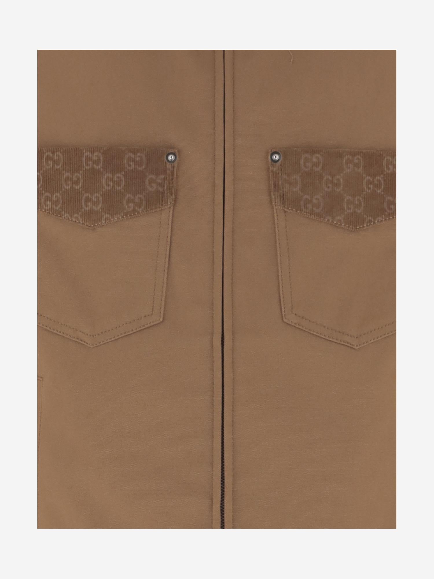 GIACCA IN COTONE CON DETTAGLI GG 854304 ZAUJI2630 GUCCI 