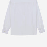 CAMICIA LAVALLIÈRE IN POPELINE DI COTONE 870726 Y1H489000 SAINT LAURENT 