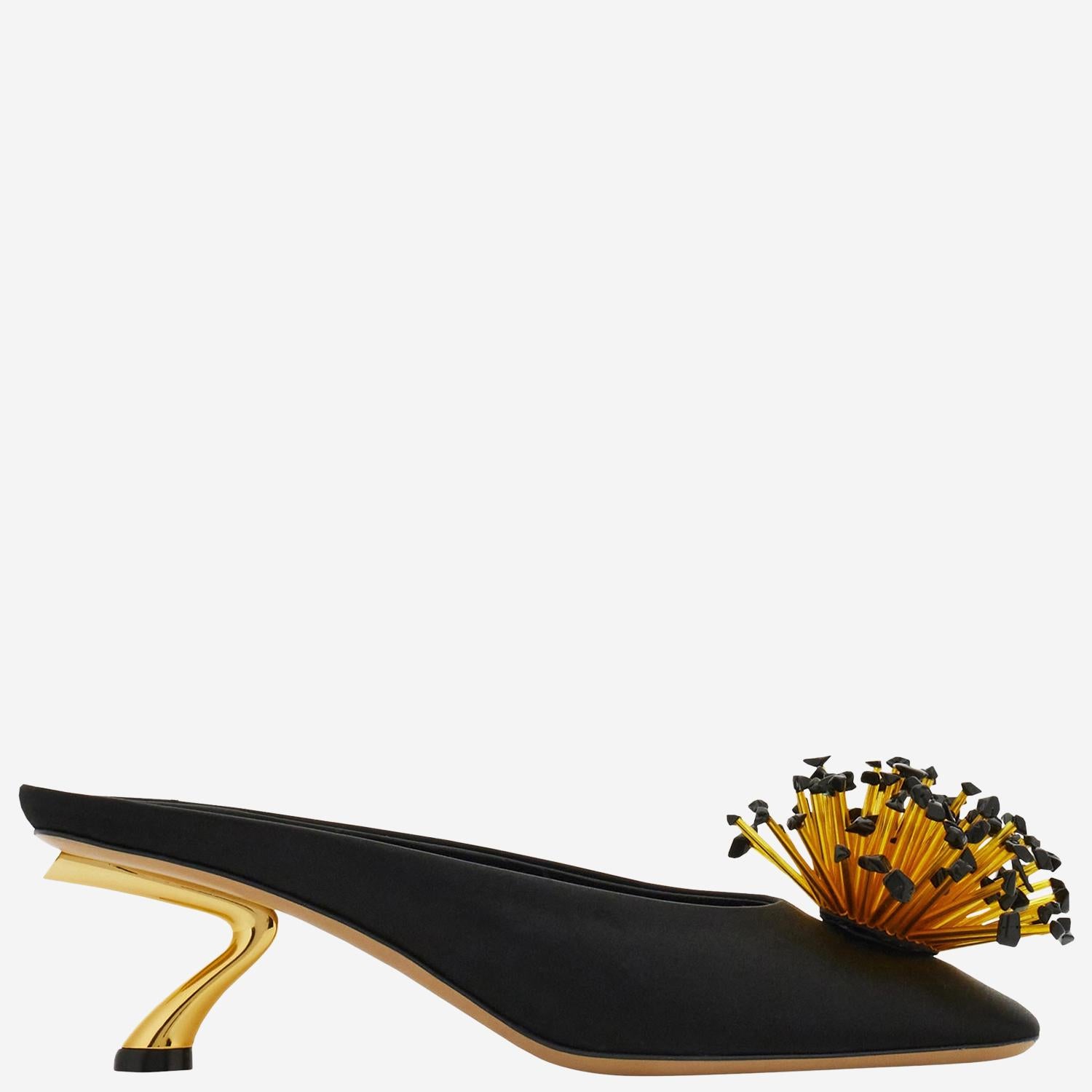 DÉCOLLETÉ CON TACCO SCULTURA S IN TESSUTO 01L622 001 SALVATORE FERRAGAMO 