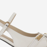 SLINGBACK IN PELLE<BR/><BR/> SD0489 P003Z12 PINKO 