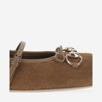 Ballerina in pelle scamosciata 814413 AAEEN2808 GUCCI 