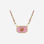 COLLANA YUCATAN ROSA CO342 ORO MYA BAY 