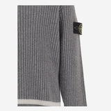 MAGLIONE A COSTE IN MISTO LANA CON PATCH LOGO 5100005 S00M4V0M67 STONE ISLAND KIDS 