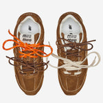 SNEAKERS NEW BALANCE X MIU MIU 530 SL IN SUEDE 5E165E Z5OF0401 MIU MIU 