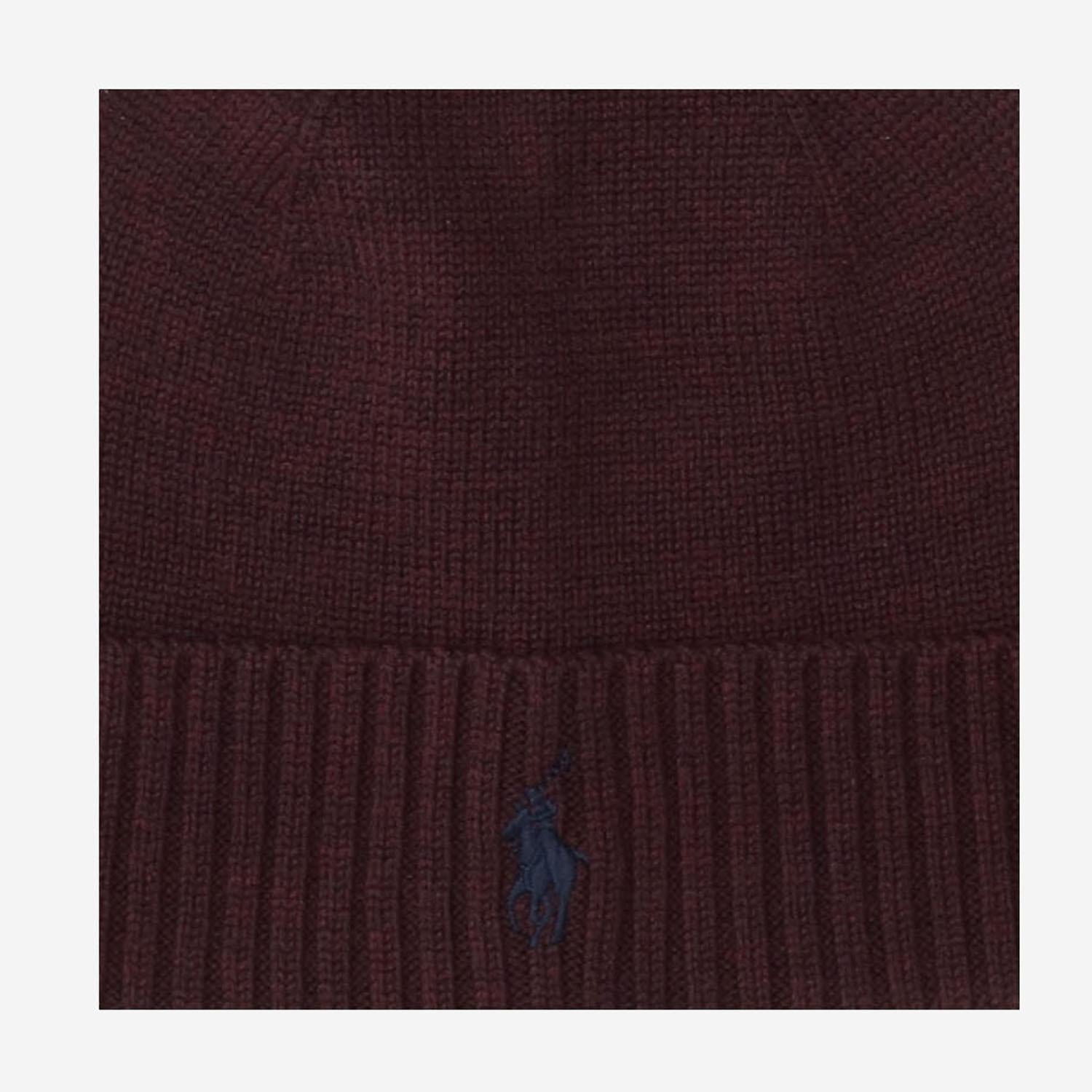 BEANIE IN LANA CON LOGO 710886137 006 POLO RALPH LAUREN 