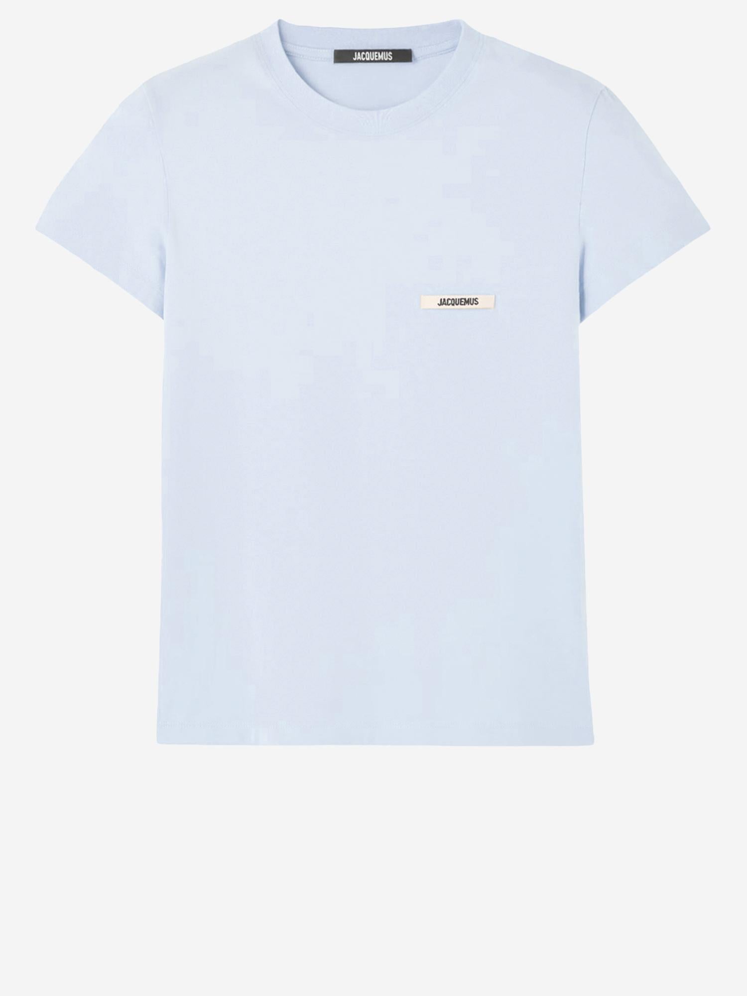 T-SHIRT IN COTONE CON LOGO TSM00133AJ00226 321 JACQUEMUS 